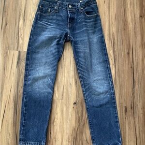 Levi’s 501 S White Oak Cone Denim Selvedge Jeans Women’s Size 24x29